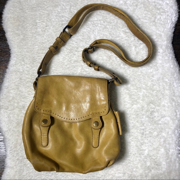 aunts & uncles Handbags - Aunts & Uncles Mustard Yellow Crossbody Bag